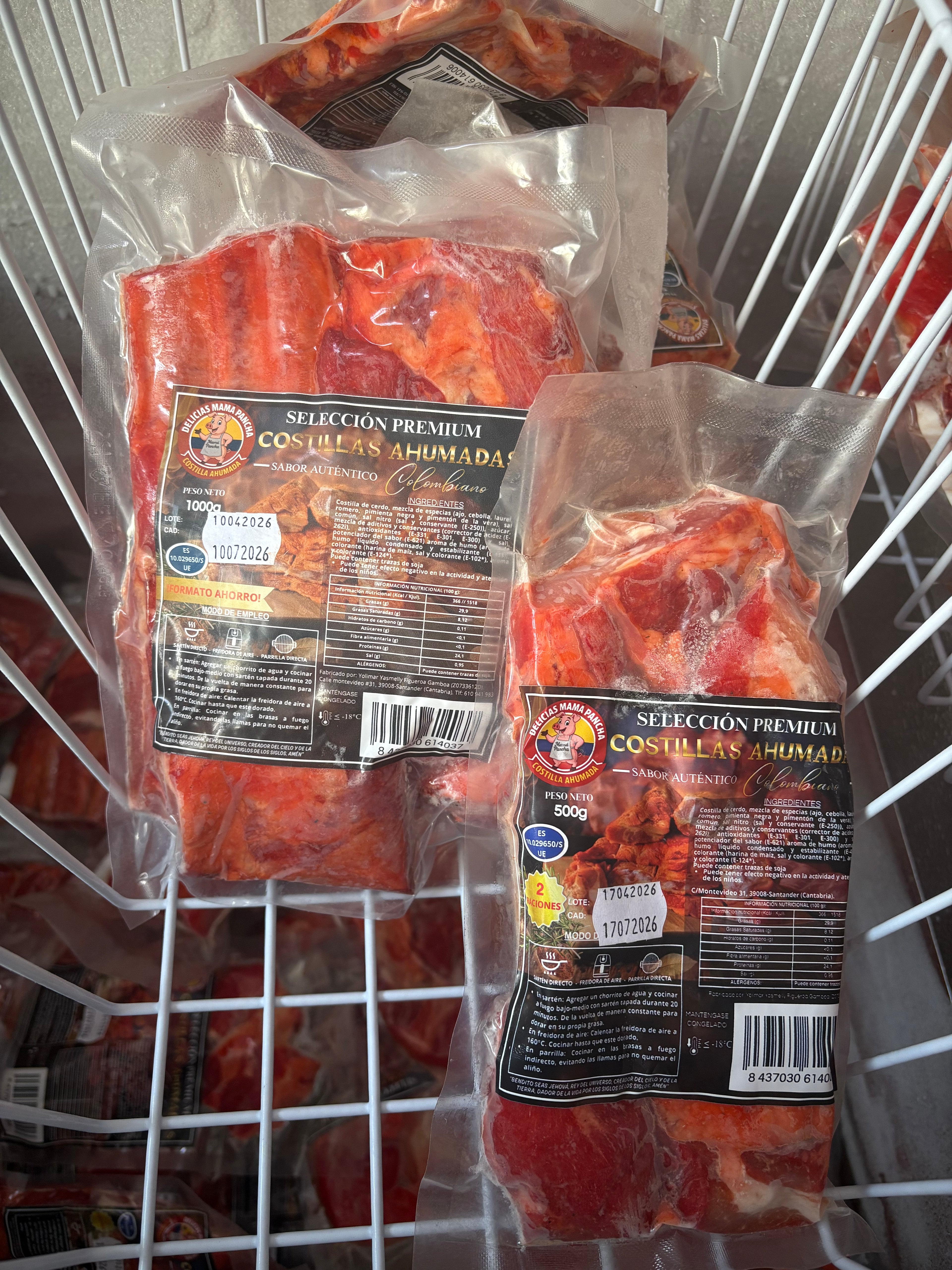 Costilla Ahumada Colombiana Mama Pancha — Envío Incluido